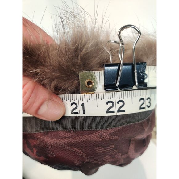 NWOT Vintage Racoon Fur Hat from Canada GR Originals